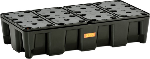 [10707] PE surinkimo padėklas 35 HD su PE grotelėmis 80x40x18 cm, CEMO (10707)