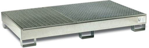 [10407] Sump pallets Type SW6, galvanised, with grating, CEMO (10407)