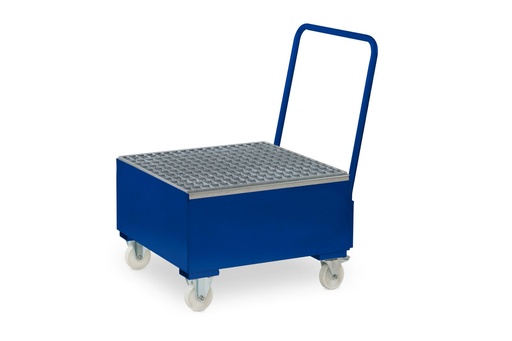 [7397] Mobile steel sump pallets Type SW1-mobile, 250 l, painted, CEMO (7397)
