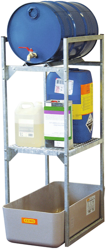 [7640] Drum rack, type 120, with drum and grating support (7640, CEMO)