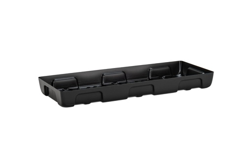 [11729] PE mažas surinkimo padėklas 10/4 be grotelių, 21 l, 100 x 40 x 10 cm, CEMO (11729)