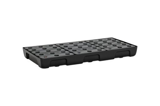 [11732] PE mažas surinkimo padėklas 10/5 su PE grotelėmis, 28 l, 100 x 50 x 10 cm, CEMO (11732)