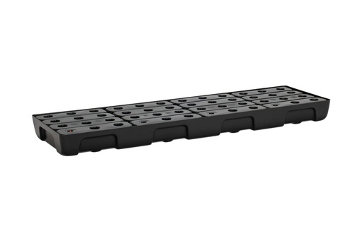 [11736] PE mažas surinkimo padėklas 13/4 su PE grotelėmis, 28 l, 130 x 40 x 10 cm, CEMO (11736)