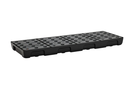 [11738] PE mažas surinkimo padėklas 13/5 su PE grotelėmis, 36 l, 130 x 50 x 10 cm, CEMO (11738)