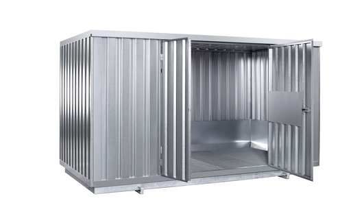 [11228] Saugos konteineris SRC 1.1N, cinkuotas ir dažytas, durys siaurojoje pusėje, 471 × 299 × 247 cm (11228, CEMO)