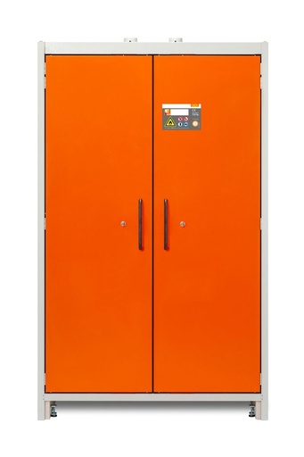 [11880] Safety storage cabinet PROline 12/20 type 90, door orange RAL 2008, base tray 33 litres, 3 WB, CEMO (11880)