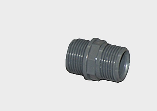 [1530] Double nipple (PVC) 2" (1530, CEMO)