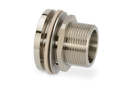 [1398] Screw in threaded connector 1" nickel-plated, CEMO (1398)