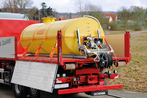 [8624] Tank 5000 l, oval with extended steel runners, CEMO (8624)