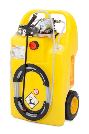 [11359] Spray caddy 60L with spray lance, 8m reinforced hose, LiFePO4 battery charger, CEMO (11359)