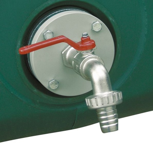 [7654] Flange with ball valve 1 in., CEMO (7654)