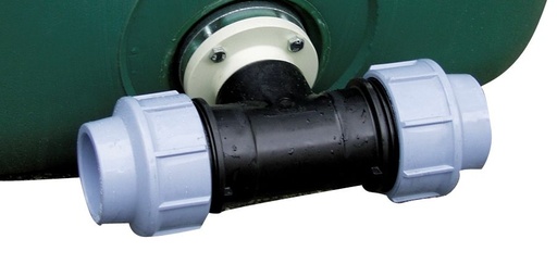 [7662] Universal flange con. T-piece 2", CEMO (7662)