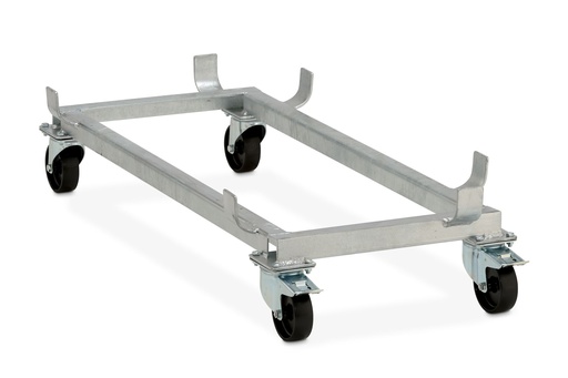 [7813] Castor frame for 200 l tank, flat, CEMO (7813)