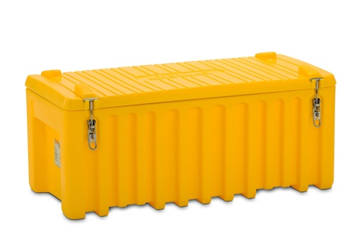 [8615] CEMbox 250 l sandėliavimo / transportavimo dėžė (PE), geltona RAL 1023, CEMO (8615)