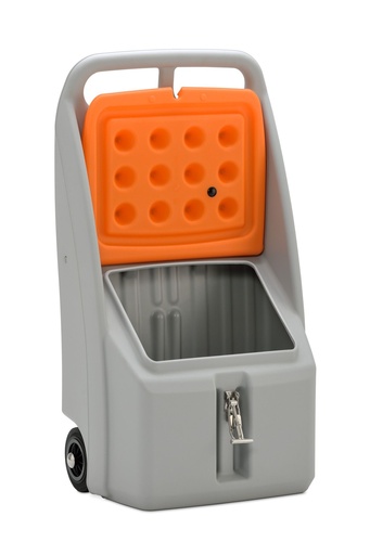 [11285] Go-Box 70 l, pilka/oranžinė, su sklende, CEMO (11285)