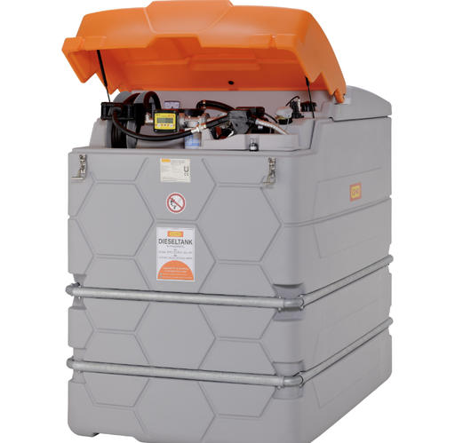 [11321] CUBE 1500 l dīzeļdegvielas tvertne, āra, Premium Plus 20 SIM (11321, CEMO)