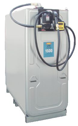 [8821] Dīzeļdegvielas uzpildes stacija UNI 1500 l ar elektrisko sūkni 50 l/min (8821, CEMO)