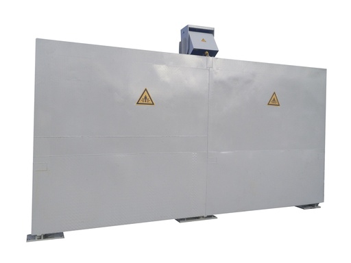 [10754] Folding fuel dispensing platform for outdoor installation, with pulley (10754, CEMO)