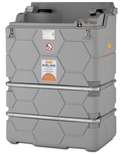 [10478] CUBE waste oil tank 1500 l, indoor, without hinged lid (10478, CEMO)