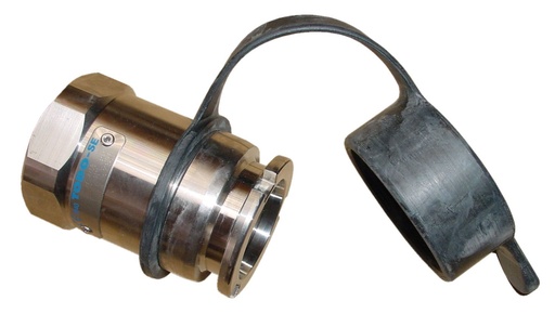 [8389] Dry coupling, 2" stainless steel, with dust cap (8389, CEMO)