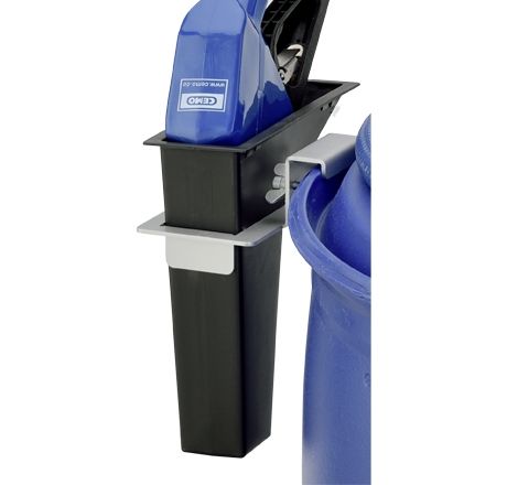 [11044] Dozēšanas uzgaļa turētājs 60 l un 200 l mucām, ar skrūvēm un pilienu trauku (11044, CEMO)