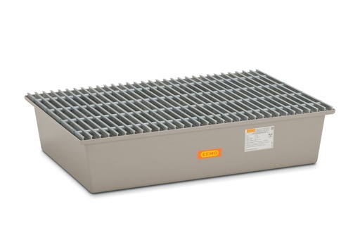[10391] GRP surinkimo padėklas 220/2 komplektas su GRP grotelėmis, CEMO (10391)