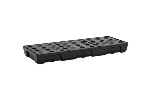 [11730] PE mažas surinkimo padėklas 10/4 su PE grotelėmis, 21 l, 100 x 40 x 10 cm, CEMO (11730)