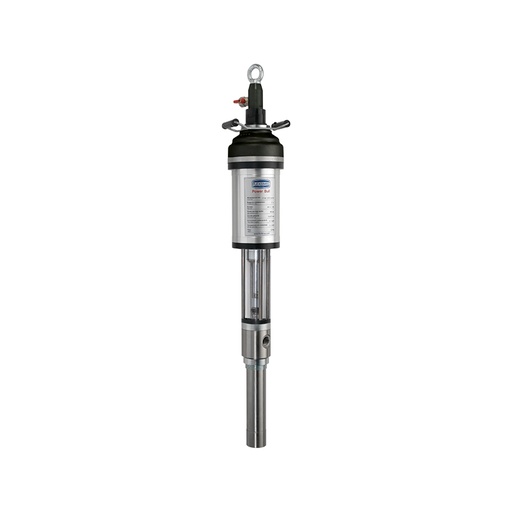 [1085] Nerūdijančio plieno pneumatinis siurblys, Power Bull serija, atskirta versija, suspaudimo santykis 8:1, PTFE tarpinės. Našumas 30 l/min, FLEXBIMEC (1085)