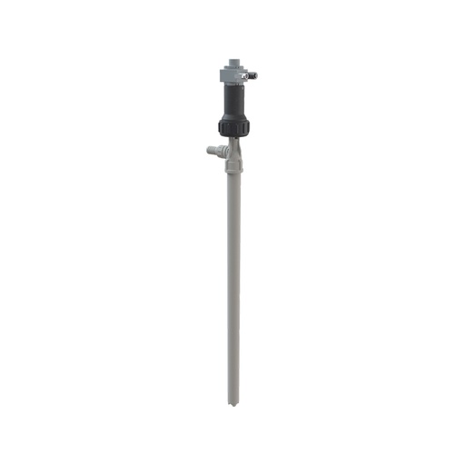 [1091/120] Pneumatic pump for transfer of chemical products, PVDF body and suction tube, HASTELLOY shaft, Viton® gaskets, suction tube 1200 mm (1091/120, FLEXBIMEC)