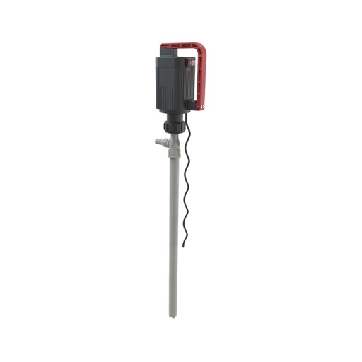[1096/120] Electric pump for the transfer of chemical products, body and suction tube in PVDF, shaft in HASTELLOY, gaskets in Viton®, suction tube L. 1200 mm, Flexbimec (1096/120, FLEXBIMEC)