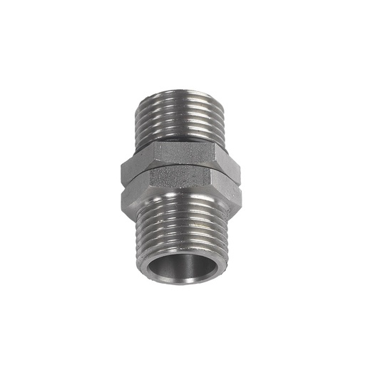 [1107] Stainless steel swivel adapter for oil gun M+M 1/2" BSP, FLEXBIMEC (1107)