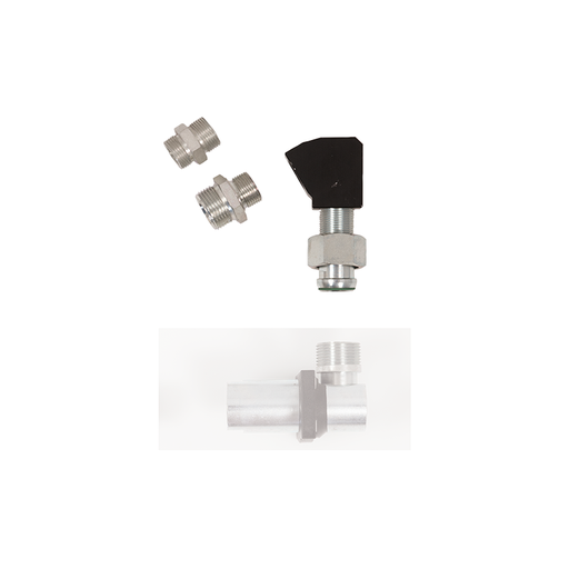 [1191] 90° elbow AISI 304 stainless steel, 3/8" BSP (M), ø12 mm (1191, FLEXBIMEC)