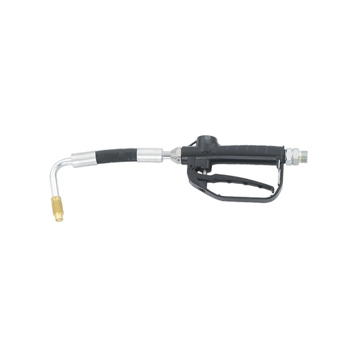 [2182] Oil gun with flexible outlet, curved rigid 80° nozzle and manual anti-drip nozzle (2182, FLEXBIMEC)