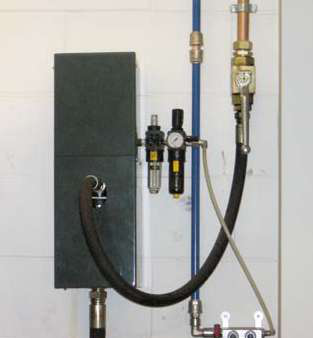 [2210] Steel silencer cover for wall mounted air operated pump (2210, FLEXBIMEC)