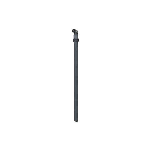 [2253] Rigid plastic shank for urea length 1100 mm, equipped with ring nut, fitting curve 90° and adapter. Suitable for IBC tanks, FLEXBIMEC (2253)