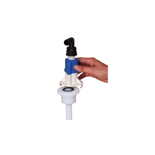 [2256] Suction kit for tank/container with rigid HDPE pipe, foot valve quick coupling and hose nozzle (2256, FLEXBIMEC)