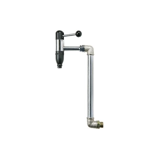[2303/45] Springs operated spigot with extension to connect it directly to the air-operated pumps - Extension H 400 mm, FLEXBIMEC (2303/45)