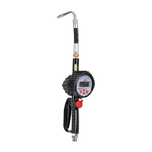 [2545] Electronic oil flow meter, MID MI-005 (2014/32/EU) approved for fiscal transactions, with control gun, Ø1/2" outlet pipe and automatic anti-drip nozzle, Flexbimec (2545, FLEXBIMEC)