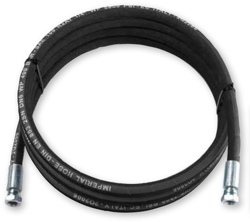 [28901] Flexible rubber hose for oil and diesel Ø 3/4 col. (Ø 19) R1 length 1 m - connections 3/4 col. (FF), FLEXBIMEC (28901)