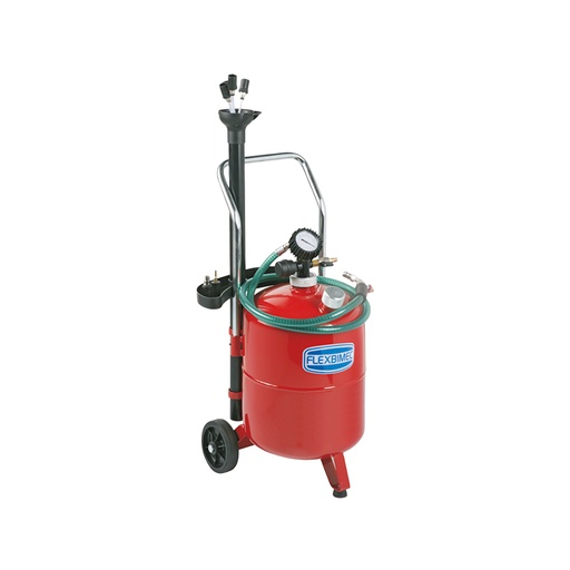 [3025] Waste oil wheeled tank extractor, capacity 24 l, pneumatic emptying, FLEXBIMEC (3025)