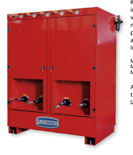 [3124C] Kit for evacuating lubricants with closed structure and collecting tank for end-of-life vehicles - Kit for 4 fluids, FLEXBIMEC (3124C)