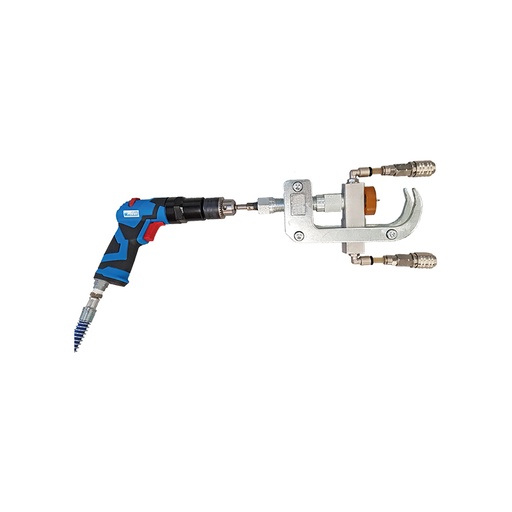[3132+3025] Evacuation unit for shock absorbers with drill machine and air-operated suction unit, FLEXBIMEC (3132+3025)