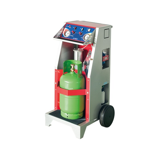 [3135bg] Mobilus komplektas kondicionavimo dujoms surinkti ir perdirbti, skirtas eksploatuoti netinkamoms transporto priemonėms su 12 kg pakartotinai pildomu R134a balionu ir 10 kg pakartotinai pildomu R1234yf balionu, FLEXBIMEC (3135bg)