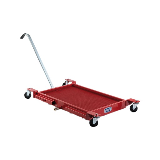 [3185/20] Wheeled oil recovery pan 22 l with handle, for passenger cars with low chassis (3185/20, FLEXBIMEC)