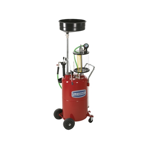 [3198/110] Wheeled tank capacity 110 l with inspection chamber 10 l. Pneumatic emptying of the tank, FLEXBIMEC (3198/110)