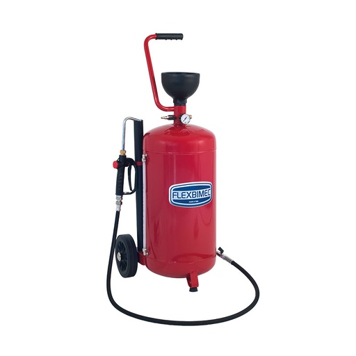 [3358] Air-operated oil dispenser on tank, 40 L, with gun (3358, FLEXBIMEC)