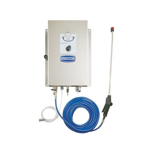 [3385/5] FOAMER SPRAYER HYDRA – Pneumatic foaming mixer nebulizer with stainless steel cabinet, 3326S lance and 10 m delivery hose, FLEXBIMEC (3385/5)