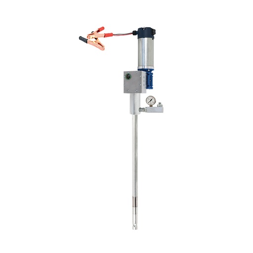 [4091/20] 24 V electric grease pump for 18–25 kg drum, 100 g/min (4091/20, FLEXBIMEC)