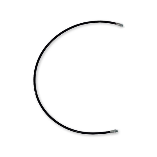 [4217/1000] Rubber hose thread 10x1. Length 1000 mm for grease gun, FLEXBIMEC (4217/1000)