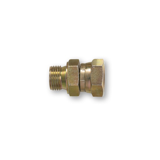 [4229N] Galvanized swivel nipple Ø 1/4 in. BSP-NPT (M/F) (4229N, FLEXBIMEC)